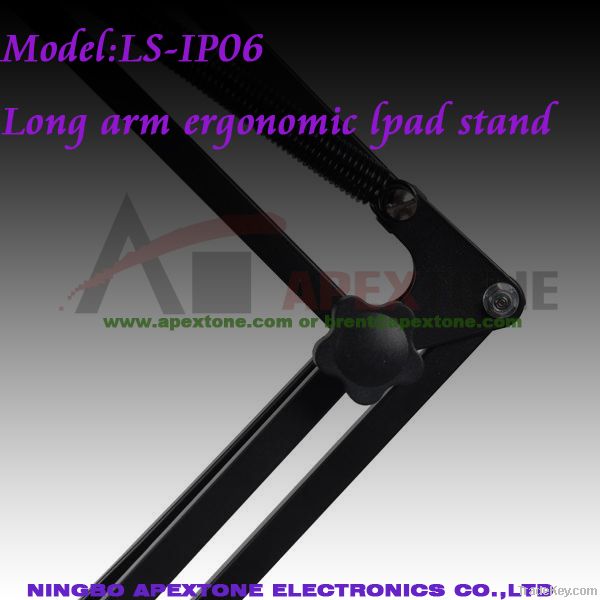 Long arm ergonomic Ipad stand