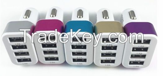 4-ports USB Car Charger