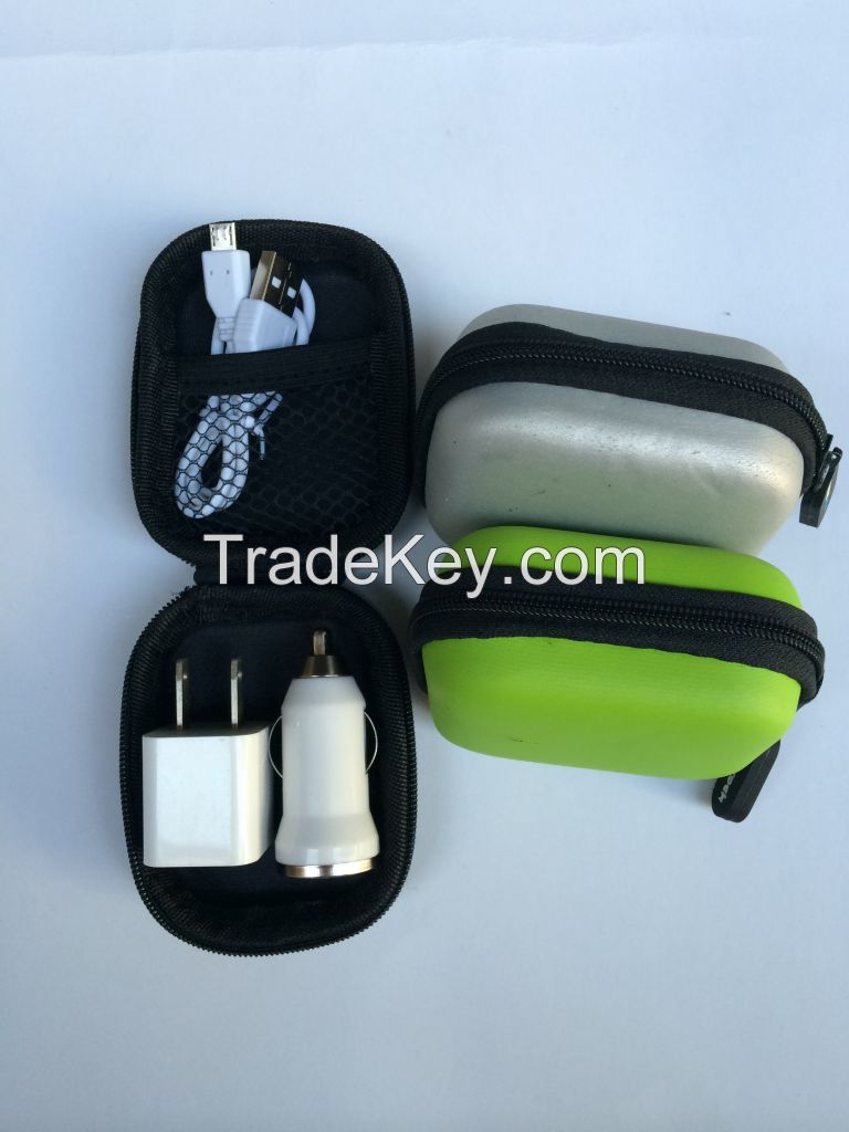 Fashionable Tech travel charging set, 4 in 1 Mini travel kit