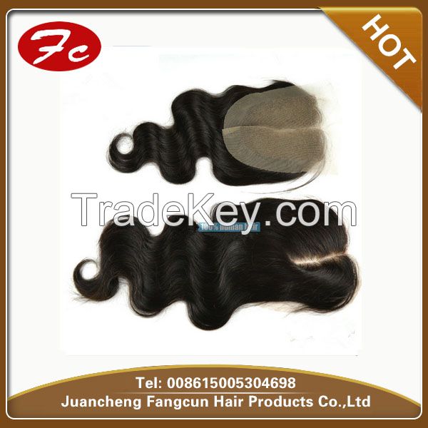 brazilian human hair 6a grade straight virgin hair bundles with lace closure