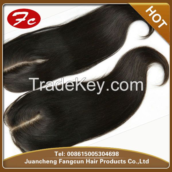 brazilian human hair 6a grade straight virgin hair bundles with lace closure