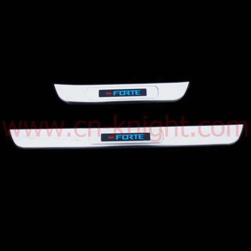 Door Sill Plates With Blue Light For Kia Cerato 2009