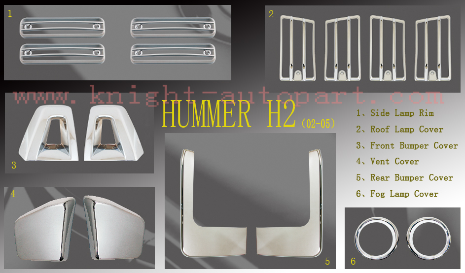 Hummer H2 Chrome Accessory Kits