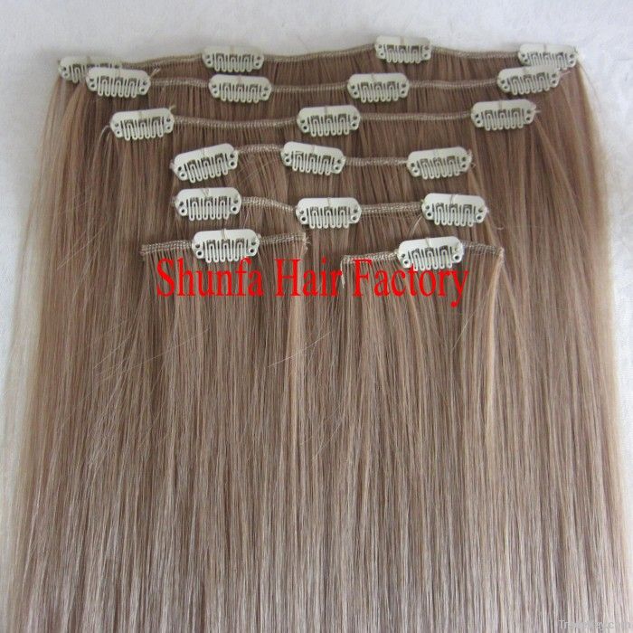 Top quality clip hair extension