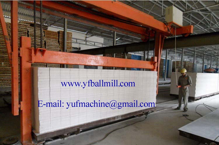 Autoclaved Aerated Concrete( AAC ) light weight block production plant