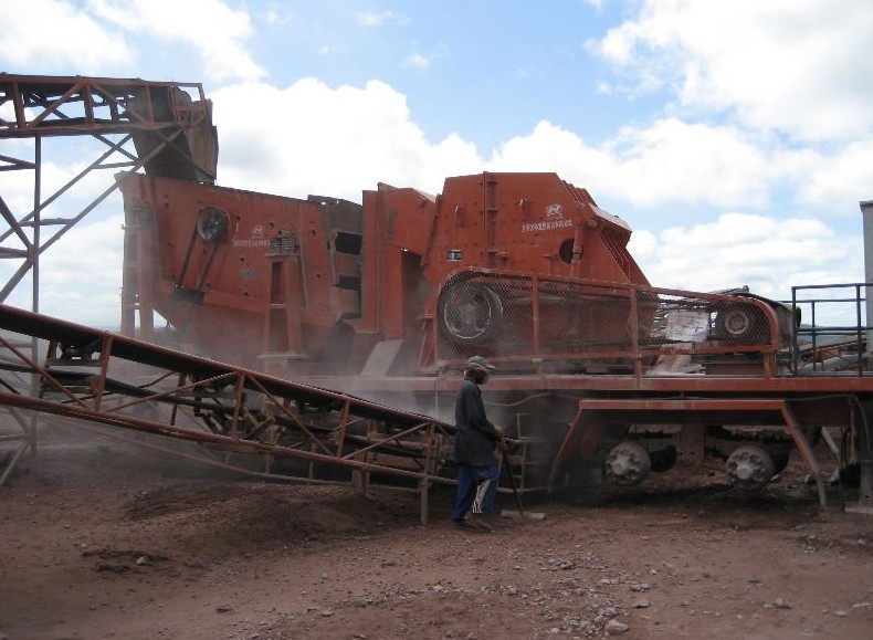 50-500t/h moblie crusher plant, porable crusher station