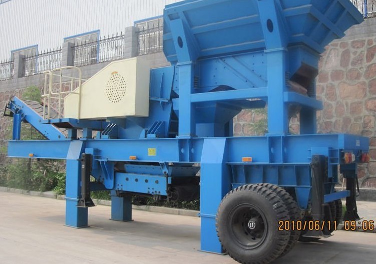 mobile crusher station, portable crusher plant, -Yufeng brand