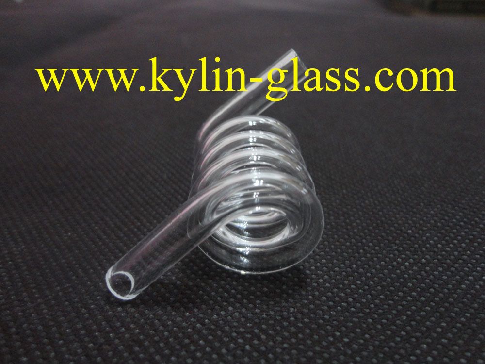 spiral glass tube