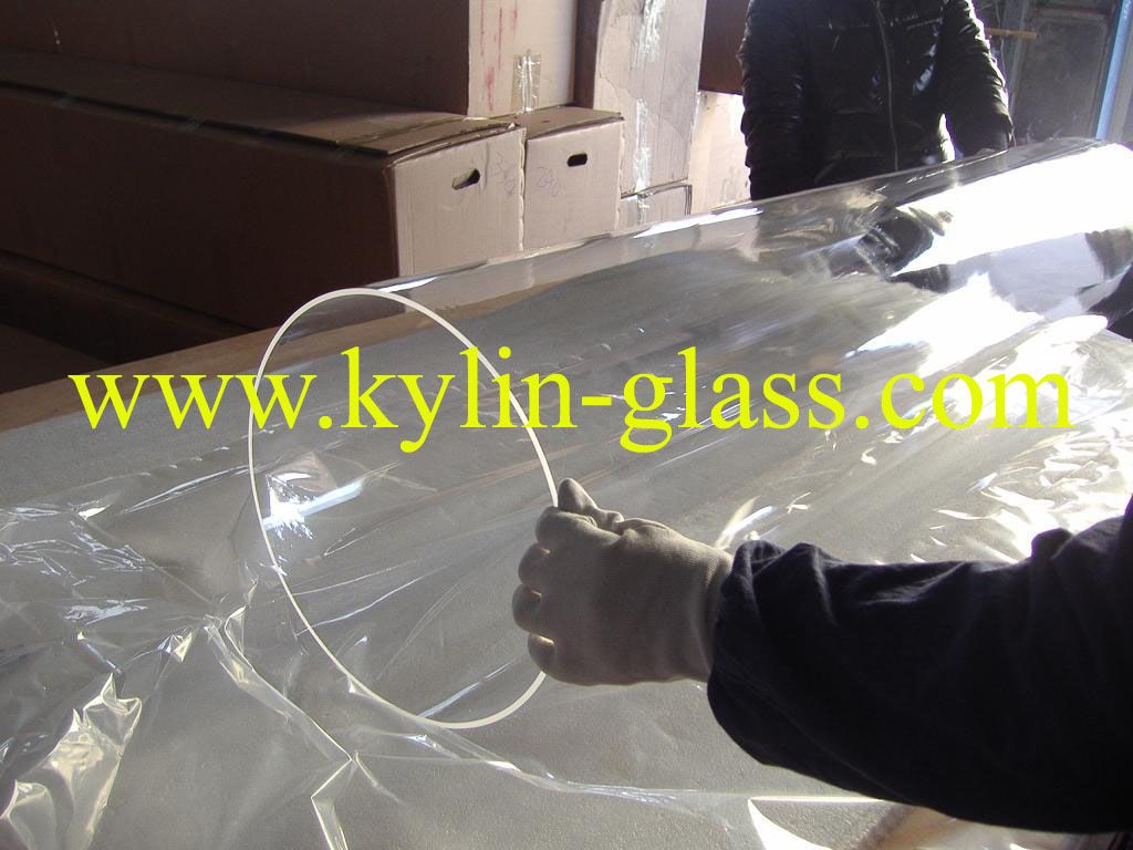 large diameter glass tube