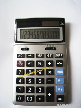 12-Digit Pocket Calculator with Retractable bracket