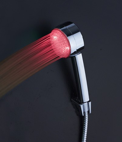 shower head/water flow power 7 Colors flash led/ no need batteries