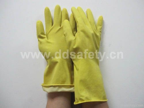 Yellow Latex Glove (DHL303)