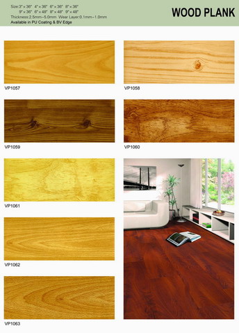 vinyl floor tile / plank