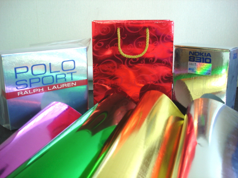 Holographic & Metallized Film Laminated Paper & Board