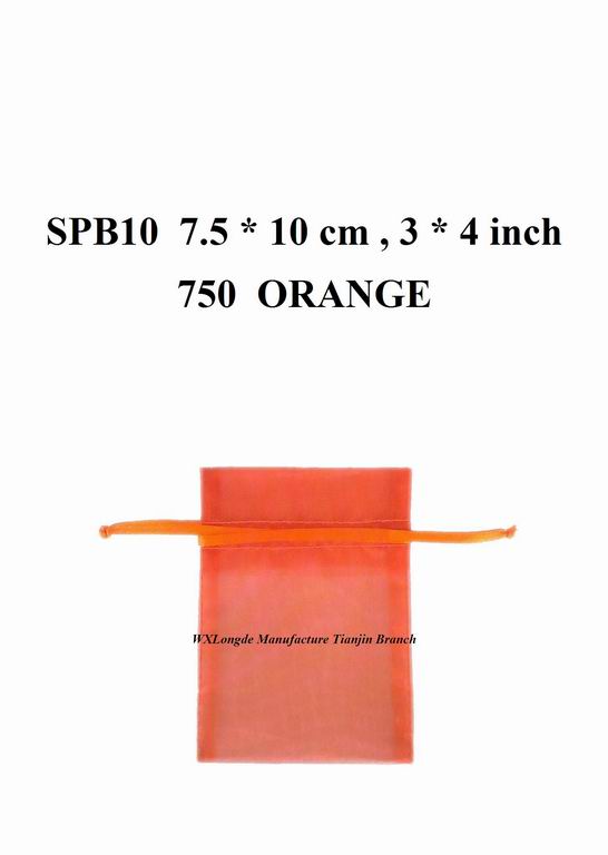 Organza Pouch  SPB10  Orange