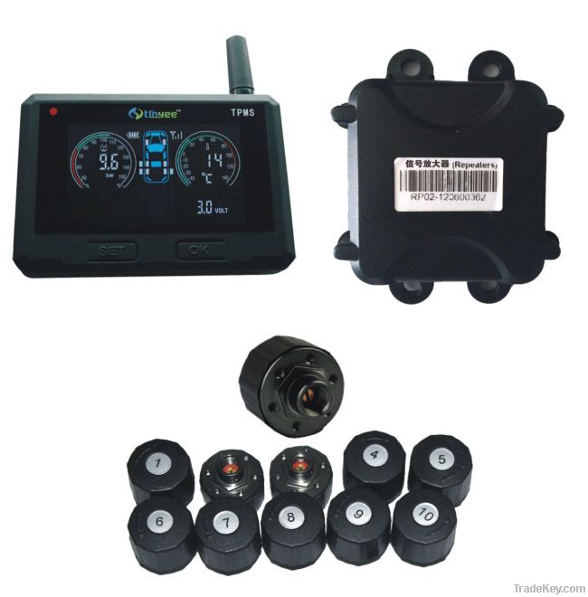 Tinyee TPMS Tire Pressure Monitoring System TY-1001W External