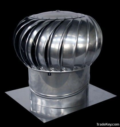 Natural roof turbine ventilation