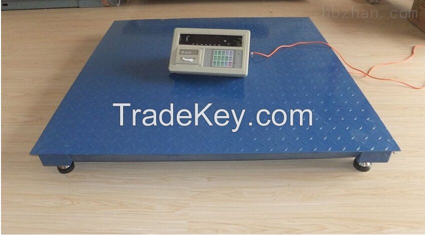 Electronic floor scale