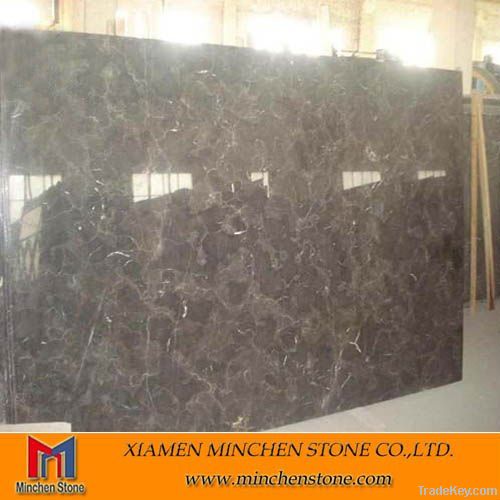 Dark Emperador marble slab