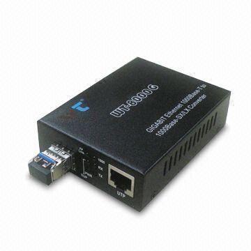 1000Mbps Media Converter with One SFP Slot