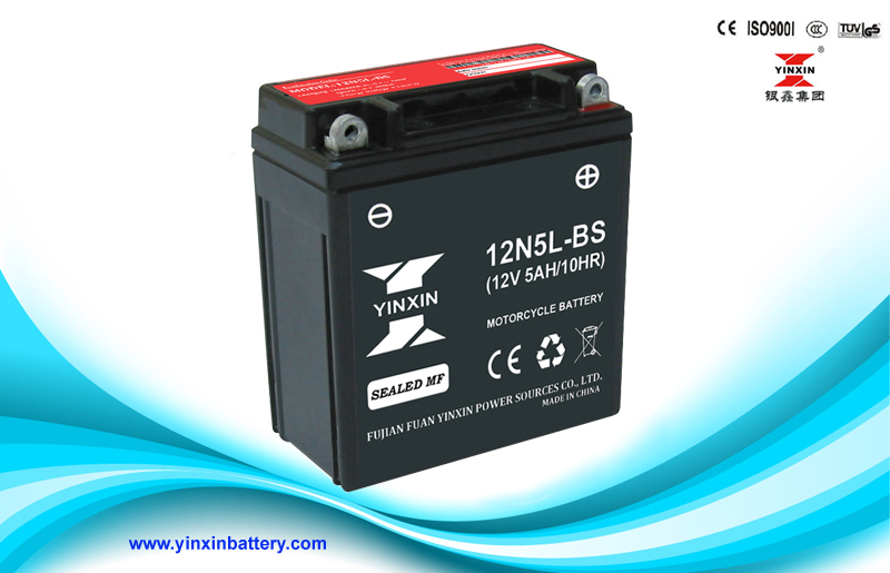 motocycle battery(12N5L-BS)