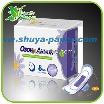 Shuya active oxygen anion sanitary napkin