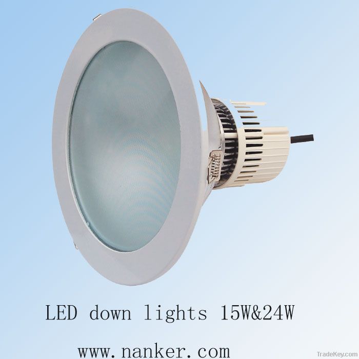Sell 15W/24W/30W downlights(with glass)
