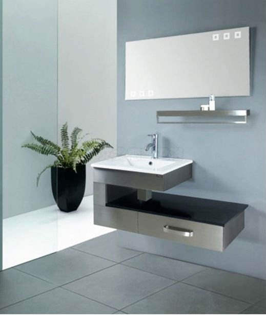 Spring Well Stainless Steel Bathroom Cabinet SW-1043