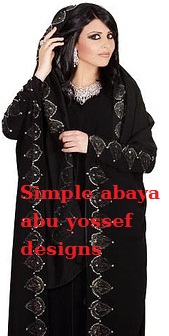 embroidered abaya