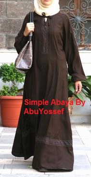 simple casual abaya