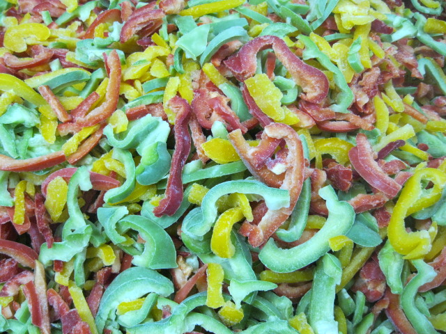 Frozen Three-colour Pepper Strips