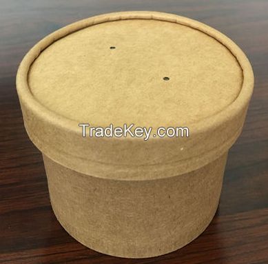 Takeaway disposable paper bowl