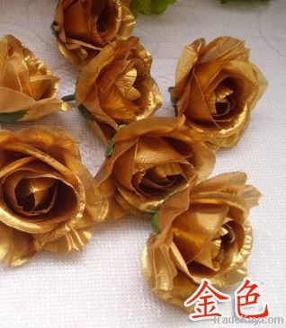 Artificial Silk Flower Heads Rose Peony Camellia Wedding Christmas