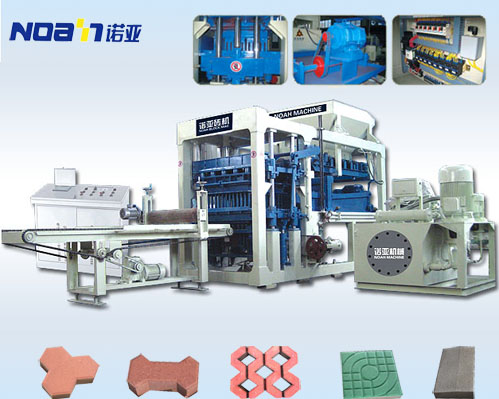 NOAH QFT8-15 Automatic color Paver Block brick making machine