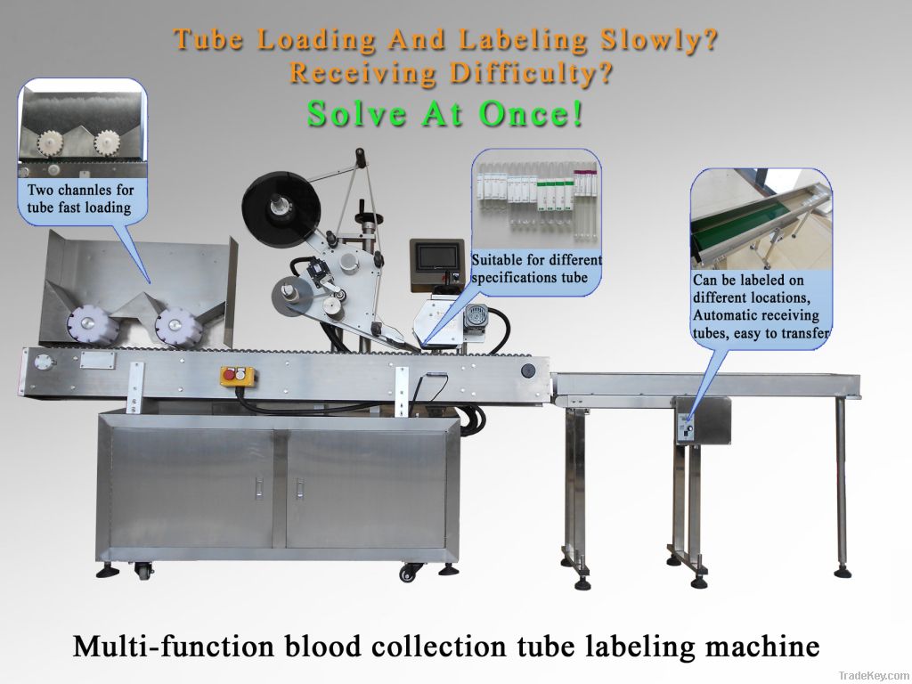 Multi-function tube labeling machine