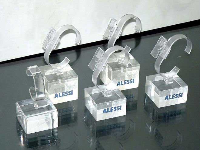 Acrylic clear watch displays &stands
