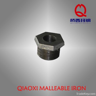 banded black/galvanized malleable iron pipe fitting reducing bushing