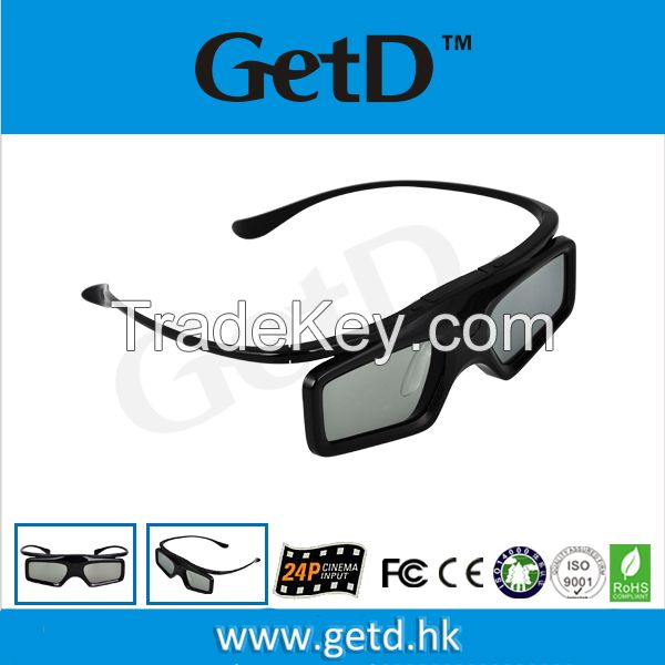 cheap active shutter 3d glasses for cinema use