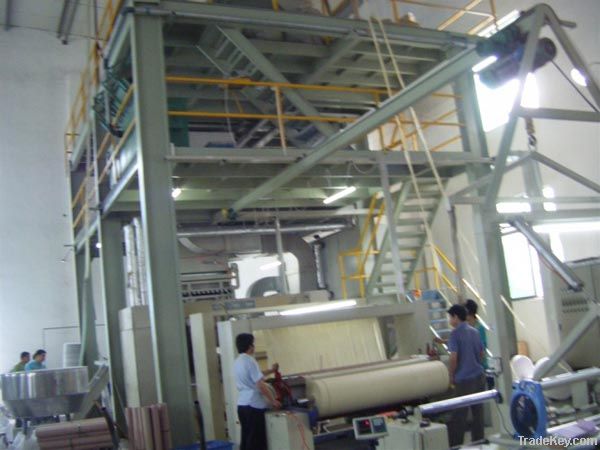 PP spunbonded nonwoven producing line