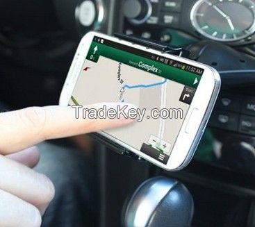 Universal CD Slot Mount holder for 3.5" 5.5" Smartphones in Car