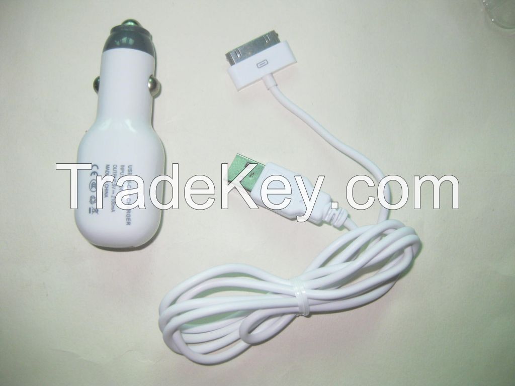 High power USB in-car chargers for smart phones, tablets