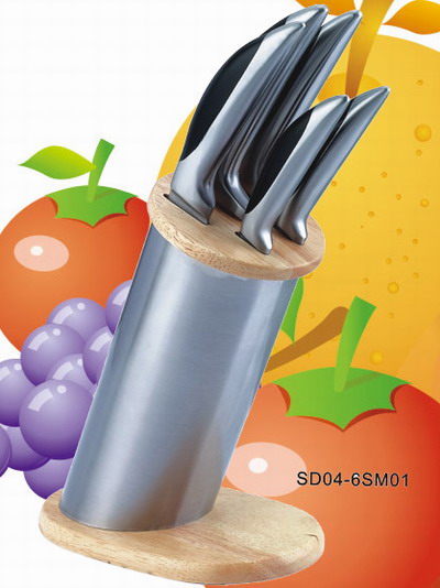 Stainless steel knife set