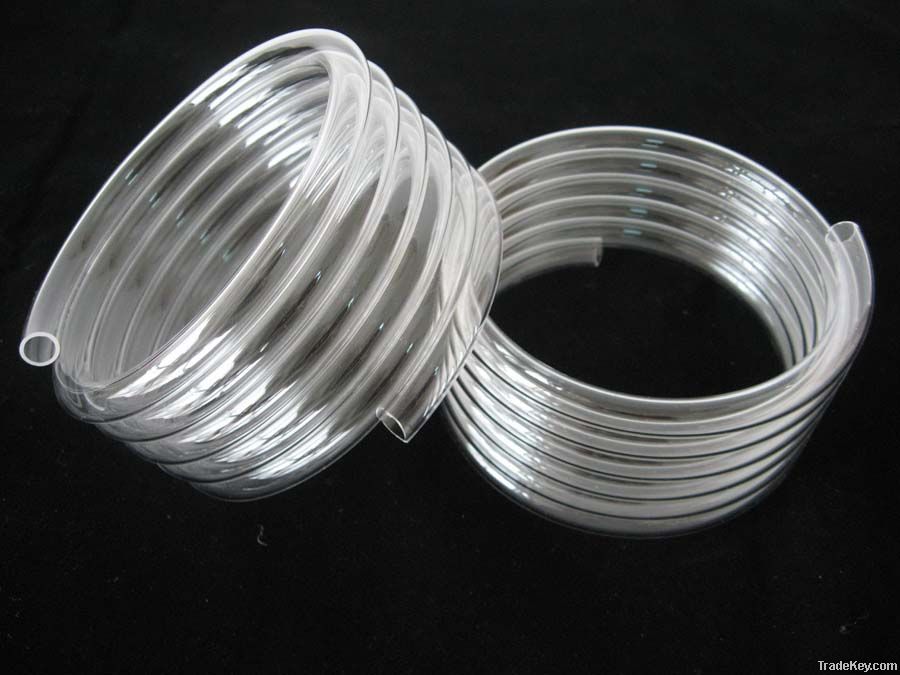 Clear quartz coil