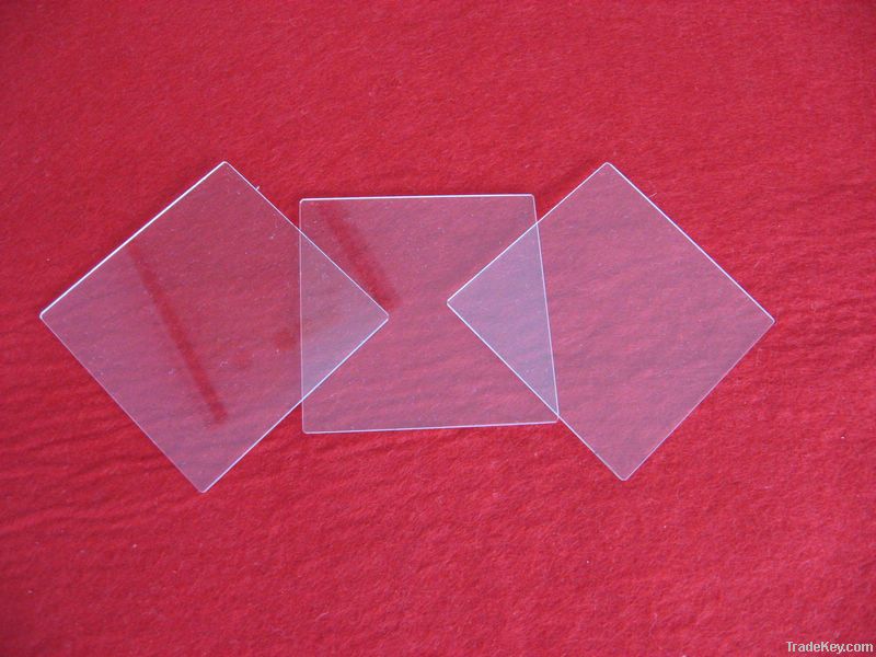 dextrorotatory diameter 16mm clear quartz glass plate