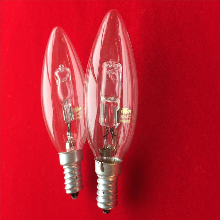 Halogen light home use C35 E14 60w  energy saving Halogen bulb lamps 