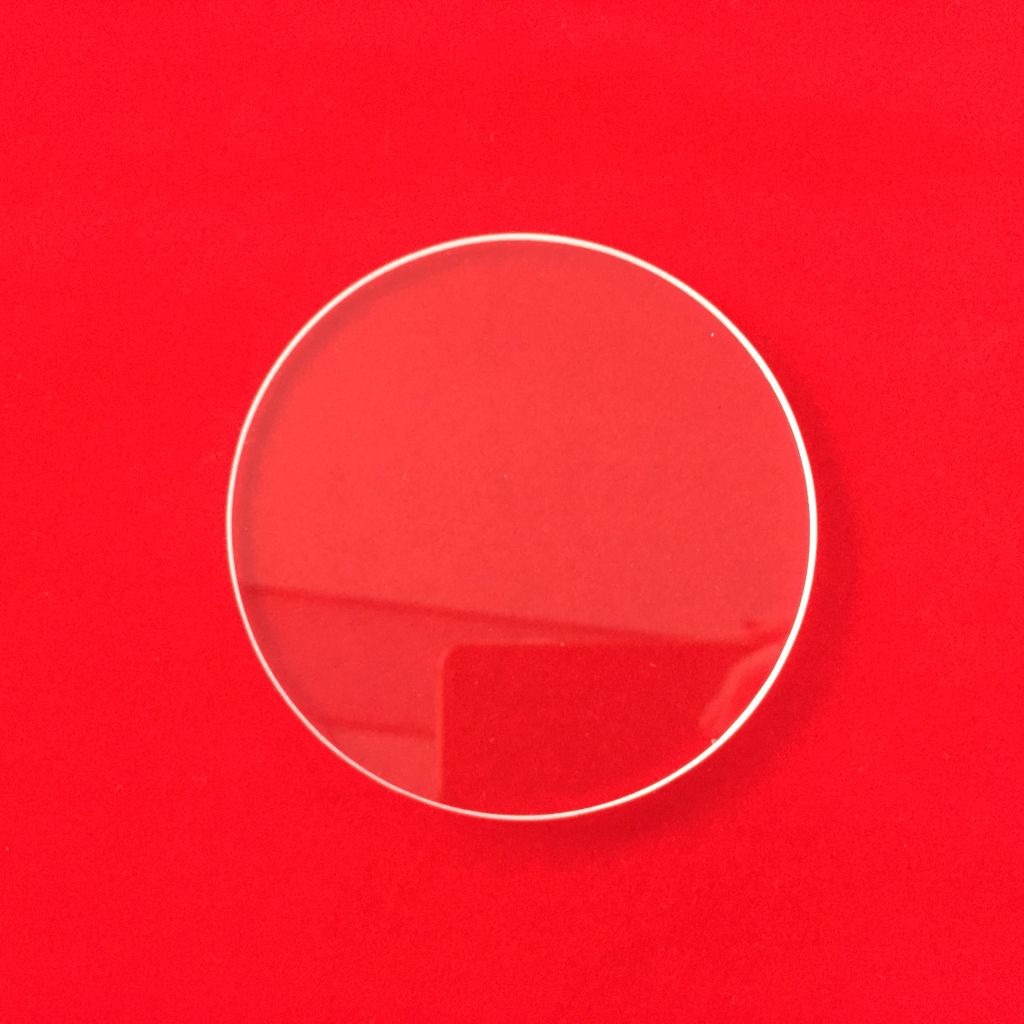 Best price clear round quartz glass sheet