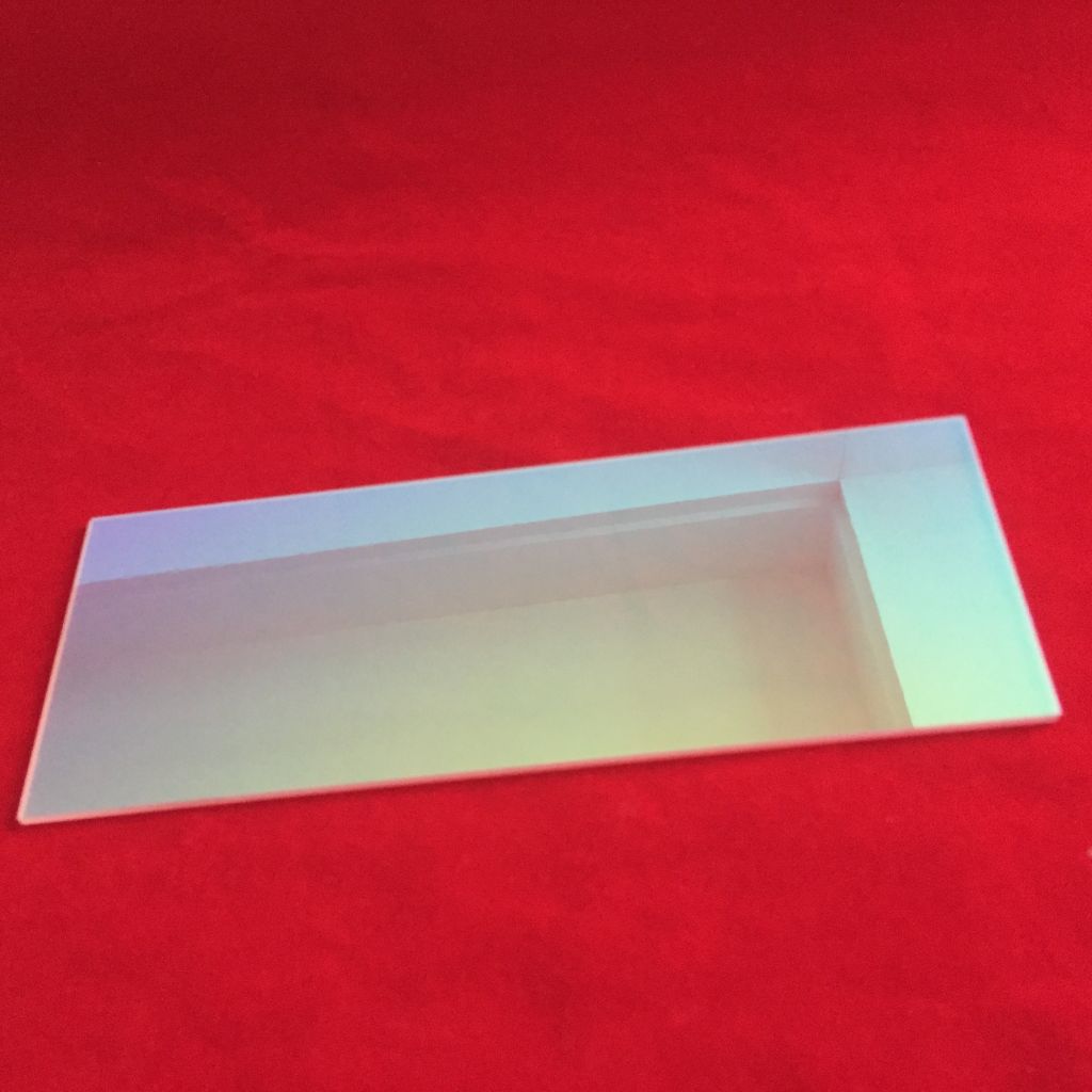Customized UV coated quartz glass plate