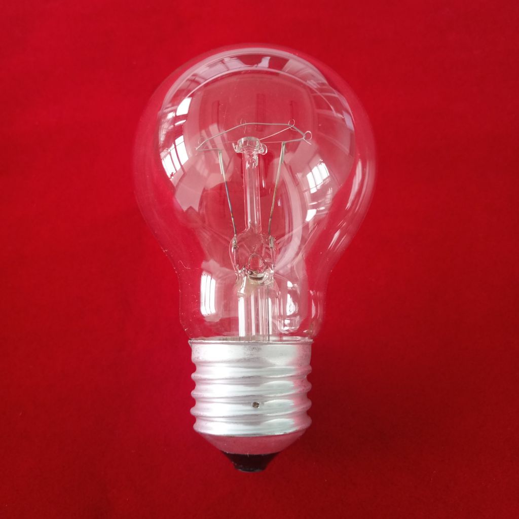 A55 E27 incandescent lamp filament bulbs 