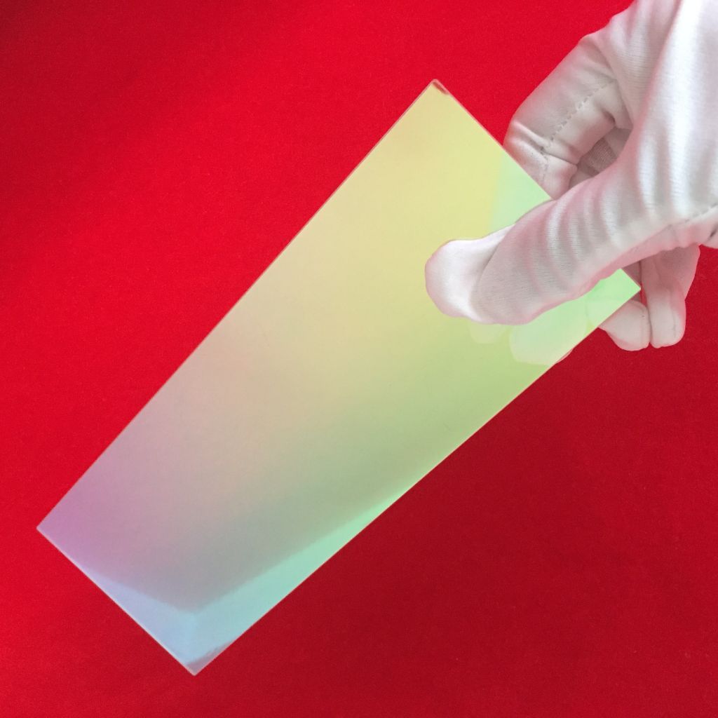 Customized UV coated quartz glass plate