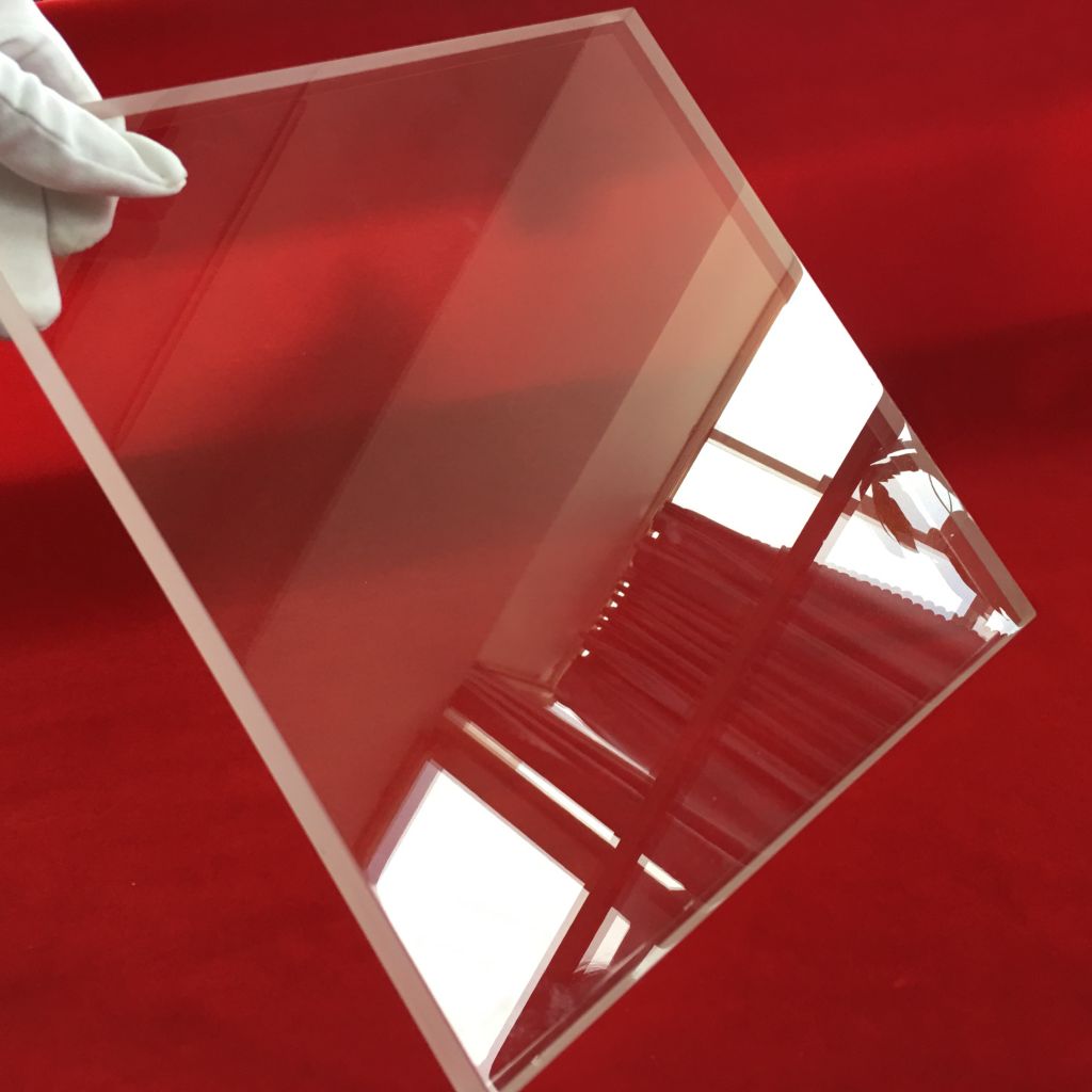 Wholesale clear square quartz glass plate